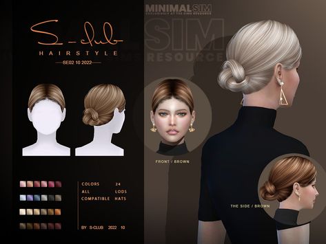 Sims Royal, Royal Hair, Ts4 Hair, Sims 4 Cc Hair, Sims 4 Tsr, Sims 4 Cas Mods, Cc Hair, Hairstyle Hairstyle, Pelo Sims