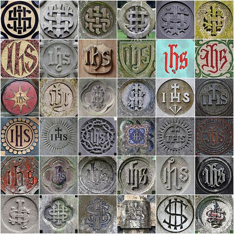 IHS by Leo Reynolds, via Flickr Ihs Symbol, Cathedral Tattoo, Tower Of Babylon, Element Symbols, Greek Alphabet, Christ The King, Celtic Patterns, Needlework Embroidery, Catholic Art