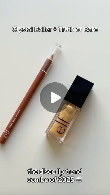 e.l.f. Cosmetics and Skincare on Instagram: "Cream Glide Lip Liner ➕ Glow Reviver Lip Oil Glimmer ＝ the most mesmerizing lip combo yet! 🪩 

Cream Glide Lip Liner:
✏️ Smooth glide aka no tugging!
✏️ One-swipe, rich pigment
✏️ Semi-matte & long-lasting finish
✏️ Available in 8 creamy shades

🆕 Glow Reviver Lip Oil Glimmer:
✨ Hydrating lip oil with a glimmering, high-shine finish
✨ Infused with nourishing ingredients to revitalize your pout
✨ Sheer wash of color infused with a pop of sparkle
✨ Comfortable formula with a non-sticky feel and fresh minty scent
✨ Available in 8 shimmery shades

Which combo are you trying!? 👇 Shop the Disco Lips Duo on elfcosmetics.com and the e.l.f. app for only $10! 💋

Song: Hairpin by @charlotterosebenjamin 

#DiscoLips #elfcosmetics #eyeslipsface #elfingam Hydrating Lip Oil, Fall Lipstick, Lip Trends, E.l.f. Cosmetics, Lip Combo, Eyes Lips Face, Lip Oil, The Elf, Lip Liner