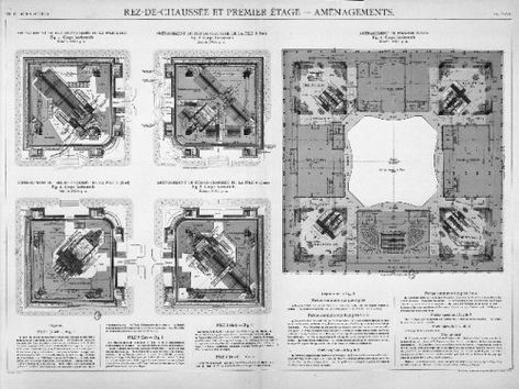 Torre_Eiffel_Planos Second Floor Plan, Gustave Eiffel, Barcelona City, Thermal Expansion, I Love Paris, The Masterpiece, Structural Engineering, Architecture Plan, City Hall