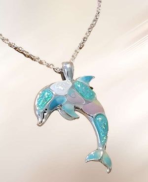 Dolphin Necklace Dolphin Clothes, Dolphin Accessories, Dolphin Decor, Pokemon Jewelry, Dolphin Pendant, Dolphin Ring, Disney Necklace, Dolphin Jewelry, Beautiful Beaded Jewelry