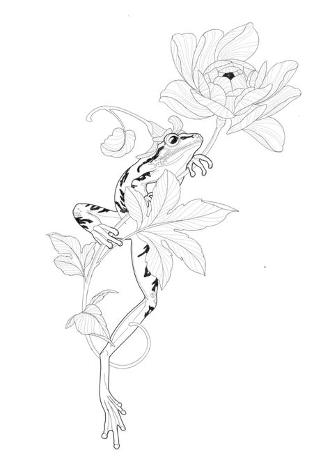 Frog tattoo Frog And Floral Tattoo, Frog And Dragonfly Tattoo, Fairy And Frog Tattoo, Girly Frog Tattoo, Fairy Frog Tattoo, Coqui Frog Tattoo, Simple Frog Tattoo, Small Frog Tattoo, Pond Tattoo