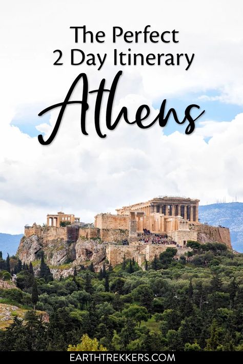 Athens Itinerary, Things To Do In Athens, Europe Itinerary, Athens Travel, Greece Itinerary, The Acropolis, Greece Travel Guide, Perfect Itinerary, Europe Travel Guide