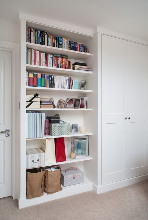 Bespoke fitted wardrobes and cupboards | London Alcove Company Fitted Wardrobe Interiors, Fitted Wardrobe Design, Utility Ideas, Bedroom Bookcase, Wardrobe Design Ideas, Bespoke Wardrobes, Bedroom Set Designs, Kids Single Beds, Built In Lockers