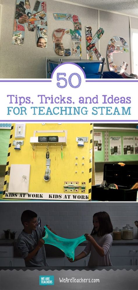 Steam Classroom Ideas, Steam Lessons Middle School, Best Steam Games, Steam Lessons Elementary, Steam Education Activities, Steam Activities Elementary, Classroom Layouts, Steam Teacher, Steam Classroom