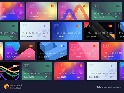 Virtual Credit Card UI KIT by Indranil Paul on Dribbble Design Thinking Workshop, Virtual Credit Card, Business Goal, Card Ui, Virtual Card, Creative Idea, Ui Kit, Creative Direction, Design Thinking