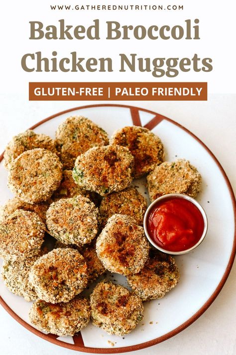 Paleo Broccoli, Paleo Bbq Sauce, Healthy Chicken Nuggets, Baked Broccoli, Prep Food, Chicken With Italian Seasoning, Broccoli Chicken, Chicken Nugget Recipes, Fun Dinner