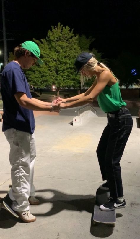 Skater Couple Aesthetic, Ethan Morales, Skater Couple, I Want A Relationship, Couples Vibe, Skater Boy, The Love Club, Boyfriend Goals, Just Friends