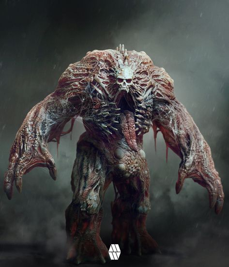 ArtStation - A Mutant Emerges - 'Mutant Abomination' Concept Marvel Abomination, Zbrush Models, Cthulhu Mythos, Space Fantasy, Cool Monsters, Uv Mapping, Alien Creatures, Art Station, Warhammer Fantasy