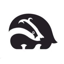 Badger logo badger logo Simple Badger Drawing, Cartoon Badger Drawing, Badger Logo Design, Cute Honey Badger Drawing, Badger Tattoo, Badgers Logo, Diy Stamp, Badger, Sports Logo