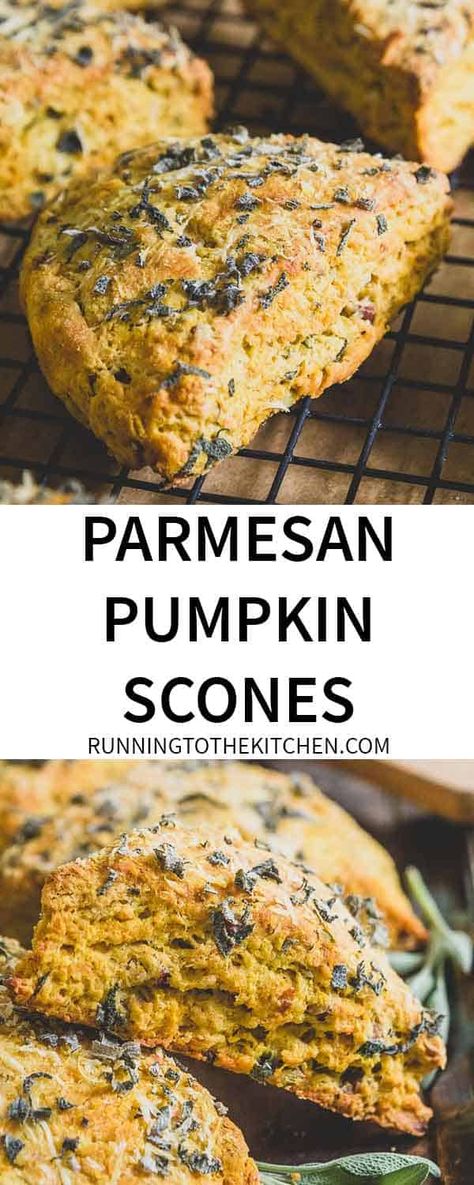 Savory Pumpkin Pie, Savory Fall Baking, Unique Pumpkin Recipes, Halloween Scones, Pumpkin Savory Recipes, Fall Scones, Scones Savory, Yankee Recipes, Fresh Pumpkin Recipes