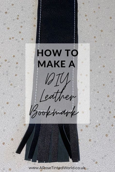 Small Leather Projects Diy, Leather Bookmark Diy, Small Leather Projects, Leather Bookmarks Handmade, Old Leather Jacket, Upcycled Leather Jacket, Charity Shop Finds, Diy Leather Projects, Upcycled Leather