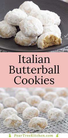 Italian Snowball Cookies Recipe, Powdered Sugar Cookies Christmas, Italian Butter Ball Cookies, Butterball Cookies Italian, Wedding Cookies Recipe Easy, Best Wedding Cookies Recipe, Christmas Cookies Powdered Sugar, Wedding Cakes Cookies, Powder Sugar Cookies Recipe