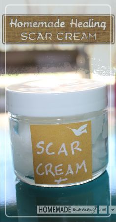 AMAZING Before and After RESULTS with this Homemade Healing Scar Cream! | www.homemademommy.net Scar Cream, Diy Kosmetik, Cold Sores Remedies, Natural Cold Remedies, Natural Cough Remedies, Diy Beauty Recipes, Young Living Oils, Cold Remedies, Homemade Remedies