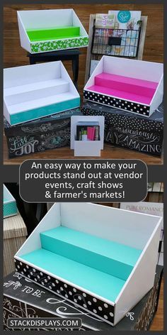 Craft Table Display, Stack Displays, Craft Fair Booth Display, Vendor Table, Craft Show Booths, Craft Market Display, Vendor Displays, Craft Fairs Booth, Booth Displays