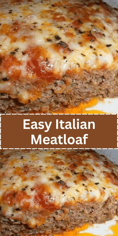 Easy Italian Meatloaf Easy Italian Meatloaf, Italian Meatloaf Recipes, Traditional Meatloaf, Italian Meatloaf, Beef Meatloaf, Good Meatloaf Recipe, Italian Sausage Recipes, Ground Italian Sausage, Mild Italian Sausage