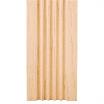 Dubois Flt4Pop  4 Inch X 5/8 Inch Fluted Moulding Species: Poplar | FLT4POP - KnobDeco Fluted Moulding, Old Hollywood Living Room, Fluted Molding, Hollywood Living Room, Corner Moulding, 1st House, Hole In The Wall, Hardware Resources, Oak Chair