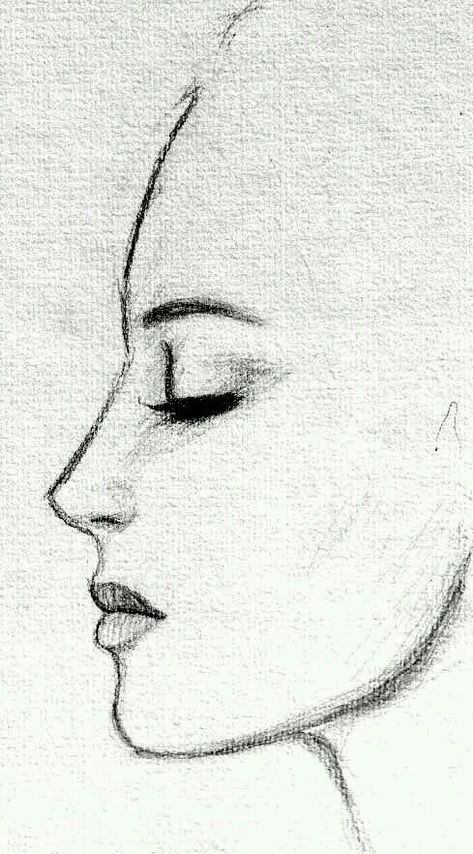 Simple yet effective Ako Kresliť, رسم كاريكاتير, Profile Drawing, 얼굴 드로잉, 얼굴 그리기, Drawing Faces, Contour Drawing, Face Sketch, Oil Pastels