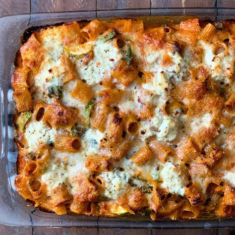 Veggie Rigatoni, Zucchini Vegetable, Best Zucchini Recipes, Baked Lasagna, Baked Ziti Recipe, Baked Veggies, More Veggies, Baked Vegetables, Baked Casserole