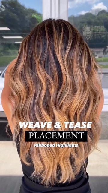 Balayage • Hair Education & Tutorials on Instagram: "🛑Sometimes the Extra Work is Worth It in Creating Ribboned Highlights! Give me a 🤍 Below if You Love This! 🤍🤍🤍 ⚡️Join @sydneyannlopezhair & Myself with our Education Platform @elitestylistedu for Only $.61 a Day! Over 350+ Full Length Tutorials + Full Access! Subscribe with the Link in my Bio!⚡️ @pinkpewter Comb @framar Foils #jessicascotthair #haireducation #hairstylist #balayagehair #behindthechair #allure #haircolor #balayageombre #bea Ribbon Balayage, Ribbon Highlights, Highlight Tutorial, Fall Highlights, Hair Education, Extra Work, Caramel Balayage, Caramel Highlights, Ombre Balayage