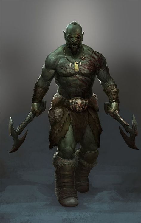 Skyrim loading screen pic Skyrim Orc, Half Orc Barbarian, Skyrim Art, Orc Warrior, Elder Scrolls Art, 다크 판타지, The Elder Scrolls, Dungeons And Dragons Characters, Fantasy Monster