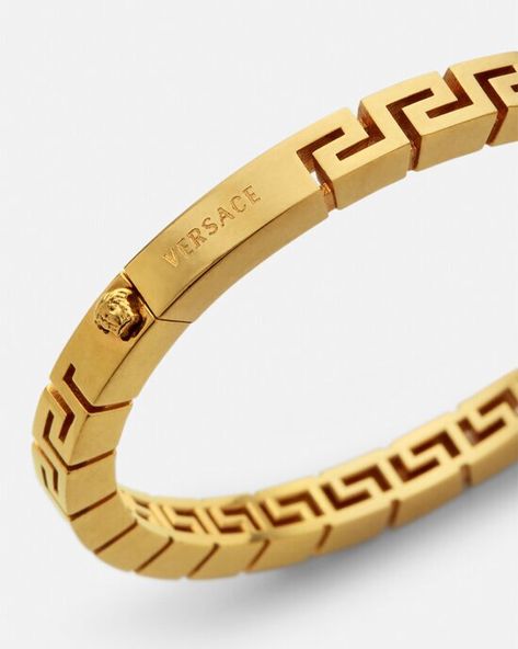 Versace Fashion Bracelets for Women Versace Gold Bracelet, Versace Bangle Gold, Mens Bracelet Gold Jewelry, Versace Bracelet, Modern Gold Jewelry, Versace Jewelry, Versace Gold, Bracelets Design, Jewelry Bracelets Gold