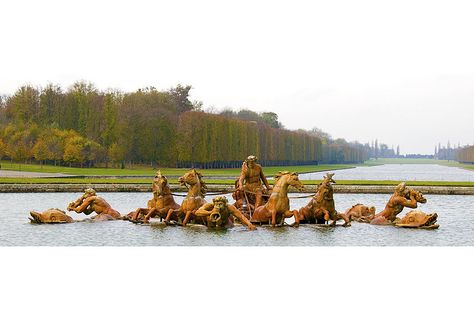 The Apollo Fountain, Versailles Visiting Versailles, Apollo Chariot, Day Trip From Paris, Versailles Garden, Chateau Versailles, Nikon D5100, Hall Of Mirrors, Summer Palace, Palace Of Versailles