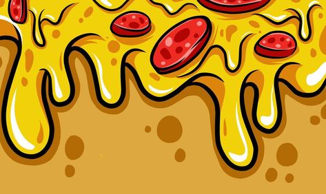 pizza melted background illustration template Pizza Doodle Art, Pizza Asthetics Photos, Pizza Illustration Design, Pizza Art Illustration, Pizza Mural, Pizza Vector Illustration, Pizza Background, Pizza Illustration, Pizza Icon