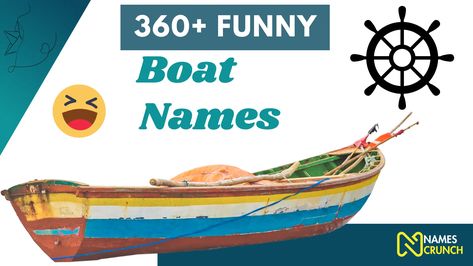 "A delightful assortment of witty and amusing boat names, designed to bring humor and a touch of whimsy to the world of sailing and boating." Boat Puns, Clever Boat Names, Funny Boat Names, Boat Name Decals, Boating Memes Funny, Sailing Regatta, Boat Memes Funny, Catchy Names, Boat Names