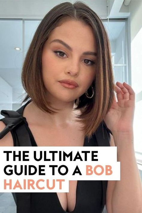 Save these cuts for your stylist. Learn how about the difference types of bob haircuts, how to style the bob, and more. #hairtips #hairinspiration #hairstyles Prom Wavy Hair, Types Of Bob Haircut, Bridal Hairstyles For Wedding, Sew In Bob Hairstyles, Haircut Guide, A Bob Haircut, Celebrity Bobs, Easy Short Haircuts, Lob Styling