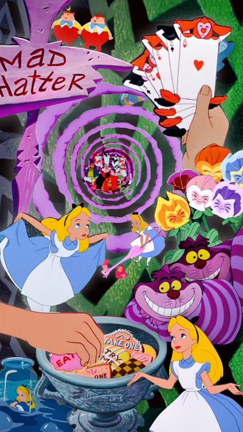 Alice In Wonderland Shuffle, Alice In Wonderland Trippy Background, Alice In Wallpaper Wonderland Wallpapers, Alice In Wonderland Collage Wallpaper, Alice In Wonderland Backgrounds, Alive In Wonderland Wallpaper, Alice In Wonderland Asethic, Alice In Wonder Land Wallpaper, Alice And Wonderland Room Ideas