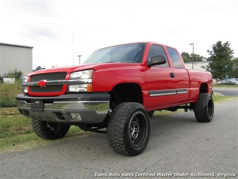 2003 Chevrolet Silverado 1500 LS Z71 Off Road Lifted 4X4 Extended Cab Short Bed $13,995  - Visit www.davis4x4 for more information and to view more inventory. Chevy Cateye, Truck Lifted, 2003 Chevy Silverado, Lifted Vehicles, 2004 Chevy Silverado, Chevy 1500, Dream Vehicles, Short Bed, Lifted Chevy