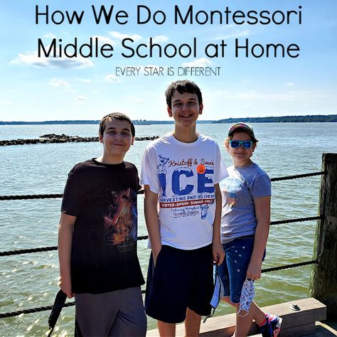 How We Do Montessori Middle School at Home Montessori Elementary, Organization Skills, Day Schedule, Middle Schoolers, Language Lessons, Smart Kids, The Eighth Day, Three Kids, Time Management