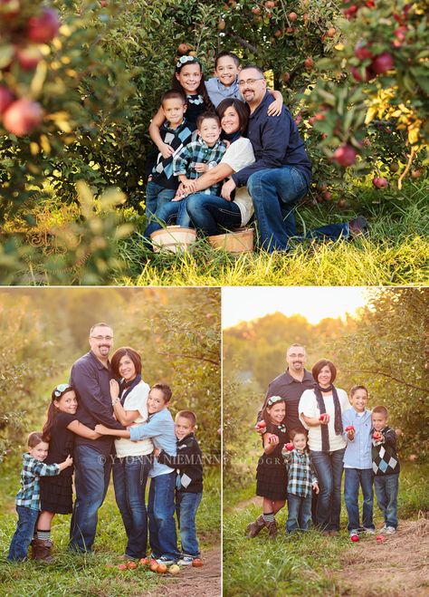 I know that it's summer, but I thought I'd share a fun Fall family portrait session this morning! This family is so sweet and really have fun together. All four children were so well behaved and cuddly with each other. Good job mom and dad for raising such outstanding children! I know that they are… More Family Photoshoot Apple Orchard, Family Photo Apple Orchard, Apple Picking Family Outfits, Family Apple Orchard Pictures, Apple Orchard Family Photos, Orchard Family Photos, Apple Orchard Photoshoot Family, Apple Orchard Family Pictures, Apple Orchard Photoshoot