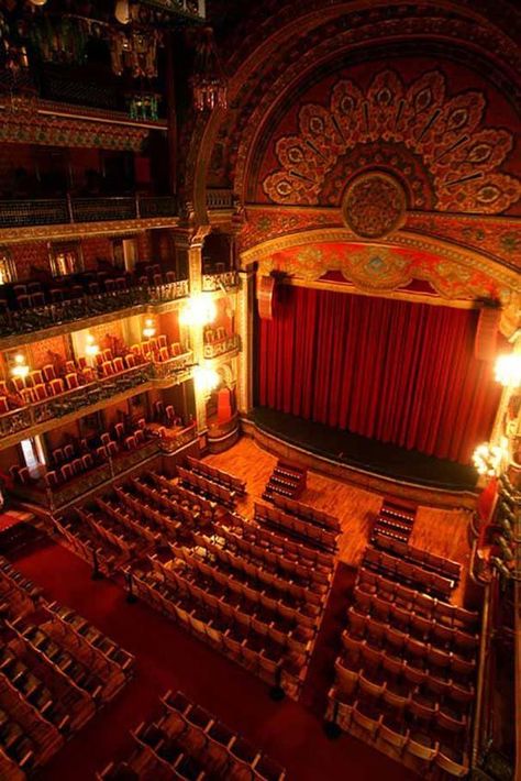 Teatro Aesthetic, Theatre Academia, Theater School, School Theater, Balan Wonderworld, Theatre Pictures, Royal Throne, Majestic Theatre, Theatre Interior