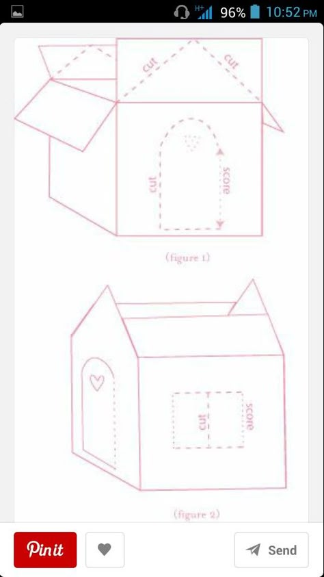 N Cat House Diy Cardboard, Cardboard Box Houses, Cat Playhouse, Cardboard Crafts Kids, Katt Grejer, Cardboard Cat House, Cardboard Playhouse, Cardboard Cat, Cardboard Box Crafts