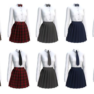 School uniform | euno sims on Patreon Euno Sims, The Sims 4 Skin, Sims 4 Bedroom, School Uniform Kids, Free Sims 4, Sims 4 Body Mods, Sims 4 Expansions, Tumblr Sims 4, Sims 4 Gameplay