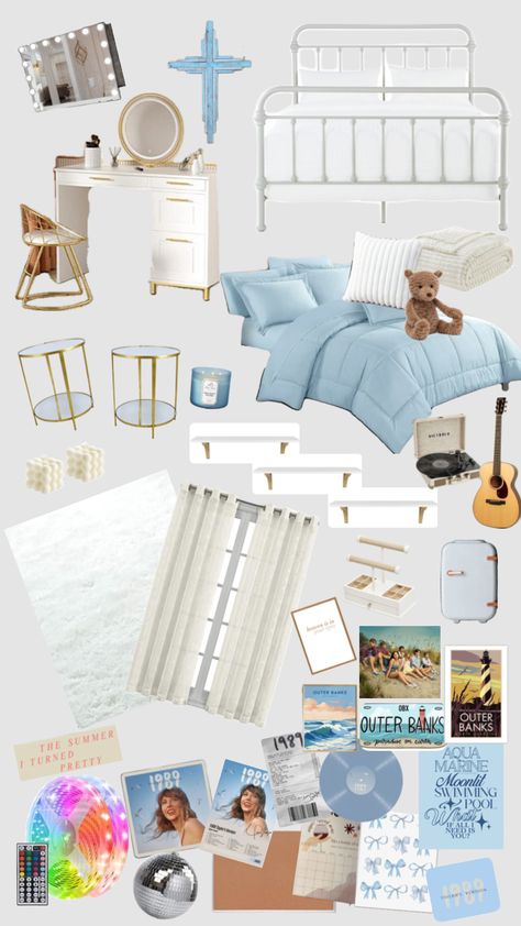 #blue #room #decor #taylor swift #the summer I tender pretty #outer banks #jesus Room Decor Taylor Swift, Blue Room Decor, Blue Room, Outer Banks, Banks, Taylor Swift, Swift, Room Decor, Jesus