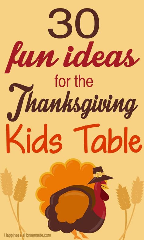 Thanksgiving Kids Table Ideas, Thanksgiving Kids Table, Thanksgiving Time, Happiness Is Homemade, Cute Ideas, Kids Table, Thanksgiving Centerpieces, Thanksgiving Table Decorations, Thanksgiving Kids