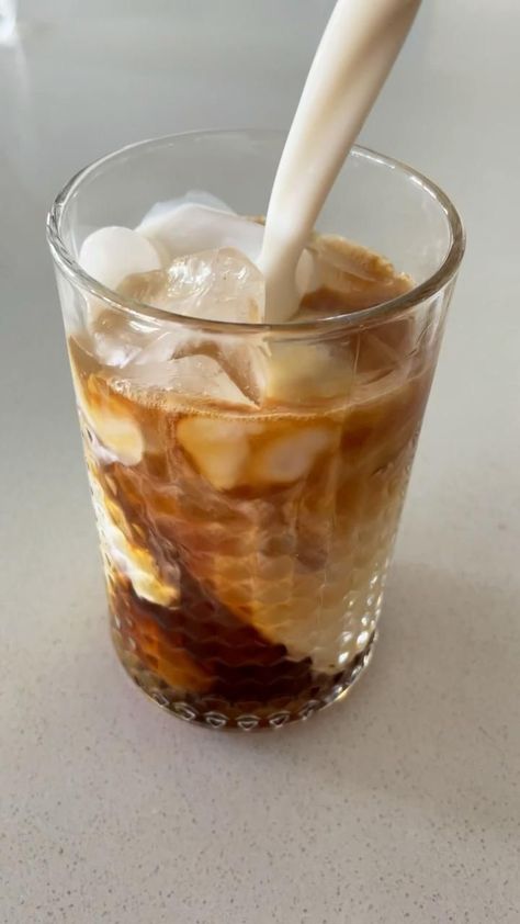 best iced latte pour [Video] | Tea time food, Making cold brew coffee, Ice coffee recipe Making Coffee Video, Coffee Making Videos, Iced White Mocha, Making Cold Brew Coffee, Iced Coffee At Home, Iced Coffee Recipe, Eating Food Funny, Dessert Illustration, Tea Time Food