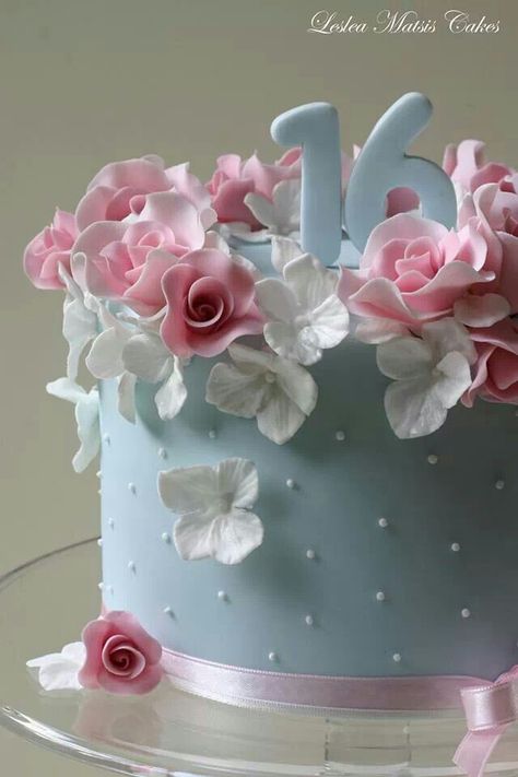 My dearest Audrey.. i wish i was there for your Sweet sixteen... 16 Birthday Cakes, Sweet 16 Birthday Cakes, 16th Birthday Cake For Girls, Sweet Sixteen Cakes, Sweet 16 Birthday Cake, Sweet 16 Cakes, 16 Cake, 16 Birthday Cake, Cake Designs Birthday