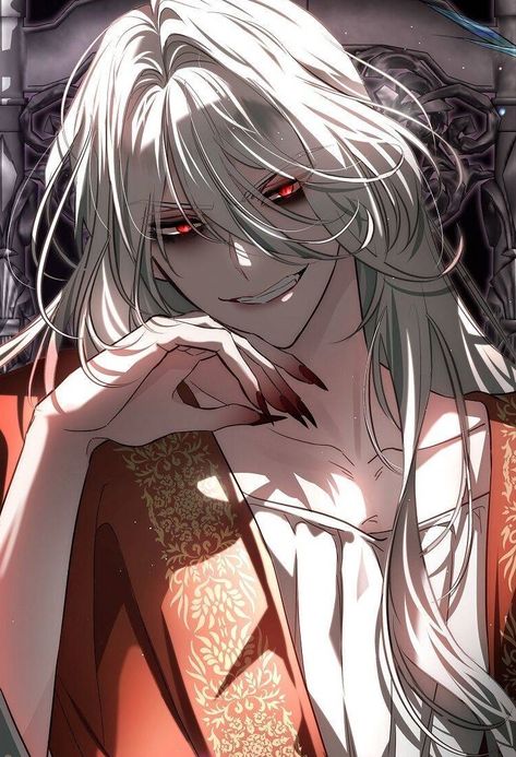 My Husband Hides His Beauty, Long White Hair, Oc Manga, Ange Demon, Romantic Manga, Dark Art Illustrations, Manga Books, Manga Cute, Anime Reccomendations