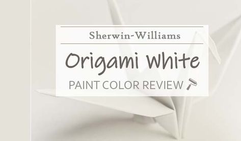 Origami Paint Sherwin Williams, Origami White Color Palette, Sherwin Williams Origami White Walls, Origami White Sherwin Williams Cabinets, Nonchalant White Sherwin Williams, Sw Origami White Walls, Origami White Sherwin Williams Exterior, Origami White Sherwin Williams Walls, Origami White Sherwin Williams