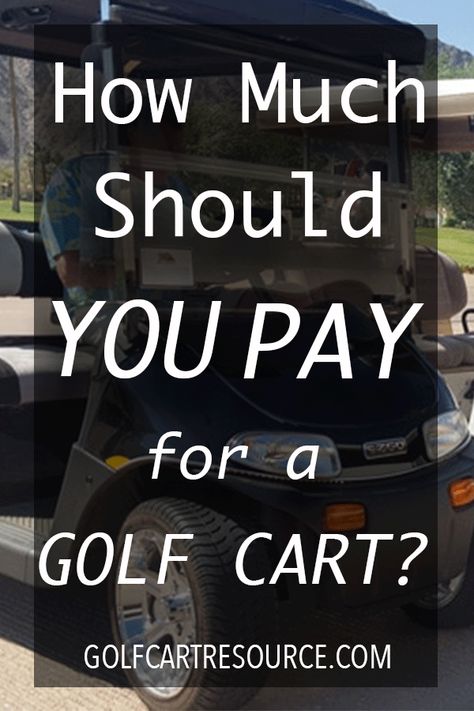 How much should you pay for a golf cart? #golfcart #golfcartresources #ezgo #yamaha #golfcartprice Golf Cart Ideas, Golf Cart Bodies, Used Golf Carts, Ezgo Golf Cart, Booster Club, Yamaha Golf Carts, Custom Golf Carts, Golf Carts For Sale, Golf Diy