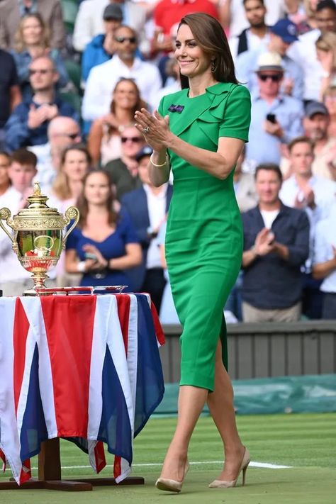 Kate Wimbledon, Kate Middleton Wimbledon, Wimbledon 2023, Kate Middleton Style Outfits, Düşes Kate, Roland Mouret Dress, Jenny Packham Dresses, Princess Katherine, Queen Kate