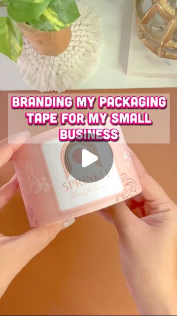 Packaging Tape Ideas, Packaging Tape Design, Custom Packing Tape, Business Packaging Ideas, Sticker Mule, Custom Tape, Self Branding, Small Business Packaging Ideas, Business Packaging