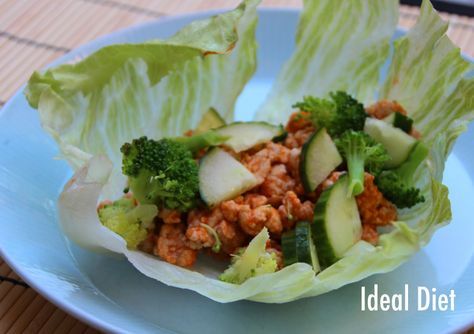 Ideal Protein Recipes Phase 1, Ideal Protein Phase 1, Buffalo Chicken Lettuce Wraps, Ideal Protein Diet, Ideal Protein Recipes, Protein Ideas, Hcg Recipes, Ip Recipes, Metabolism Diet