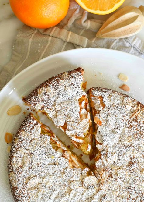 Italian Gluten Free Almond Orange Cake, Italian Almond Orange Cake, Cooking With Manuela, Gluten Free Desserts Cake, Almond Orange Cake, Orange Almond Cake, Orange And Almond Cake, Almond Flour Cakes, Orange Extract