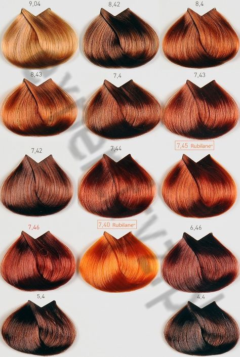 9.04 Loreal Hair Dye, Blonde Hair Products, Hair Dye Color Chart, Loreal Hair, Ginger Hair Color, Hair Color Chart, Copper Hair Color, Hair Color Auburn, Icy Blonde