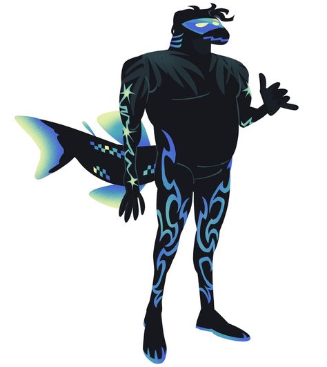 Fish Person Character Design, Barreleye Fish, Fish Person, Fish Design, Design Ideas, Character Design, Fish, Anime, Quick Saves